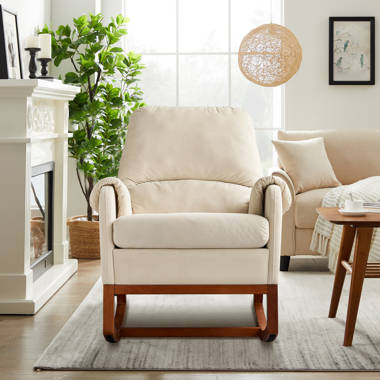 Hokku Designs Plust Upholstered Rocking Chair Wayfair